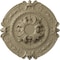 Ekena Millwork Southampton Ceiling Medallion (Fits Canopies up to 2 3/4"), 16 3/8"OD x 1 3/4"P, Gobi Desert CM17SOGDF - alternate 1